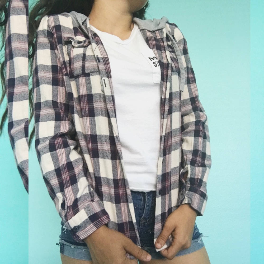 Flannel with a hoodie