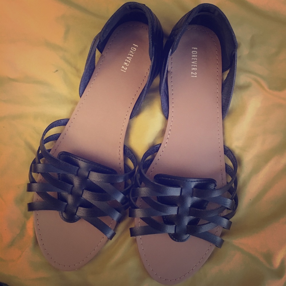 Black Sandals.