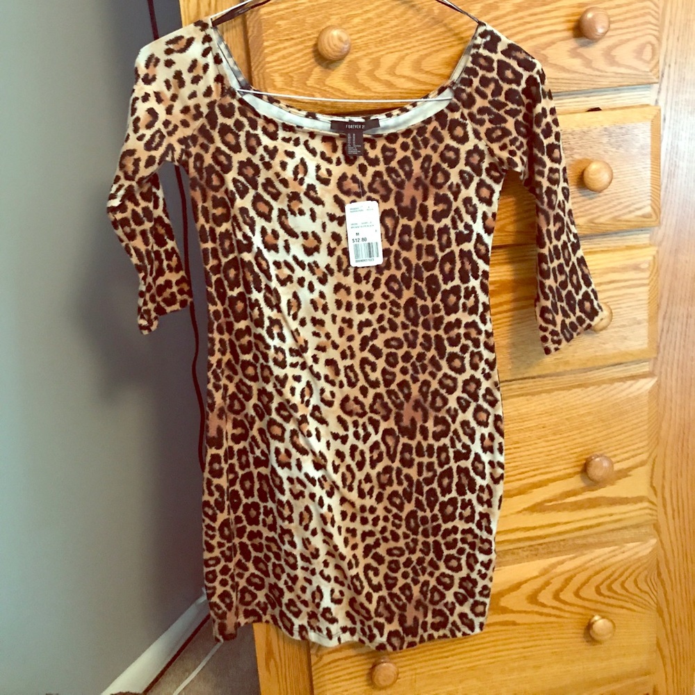 NWT leopard dress from Forever 21
