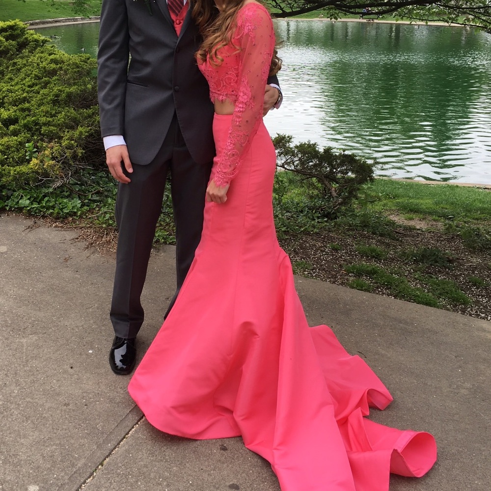 Pink Two Piece Sherri Hill