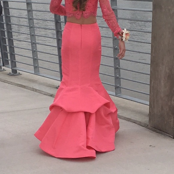 Pink Two Piece Sherri Hill - Picture 2 of 5