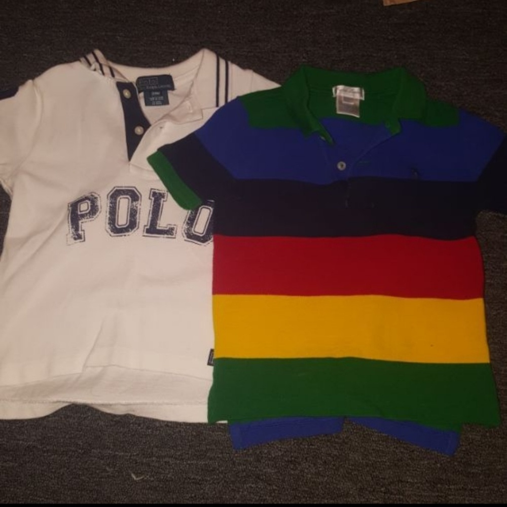 2 polo shirts
