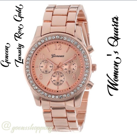 Women's Luxury Chronograph Quartz Crystal Watch - Picture 2 of 4