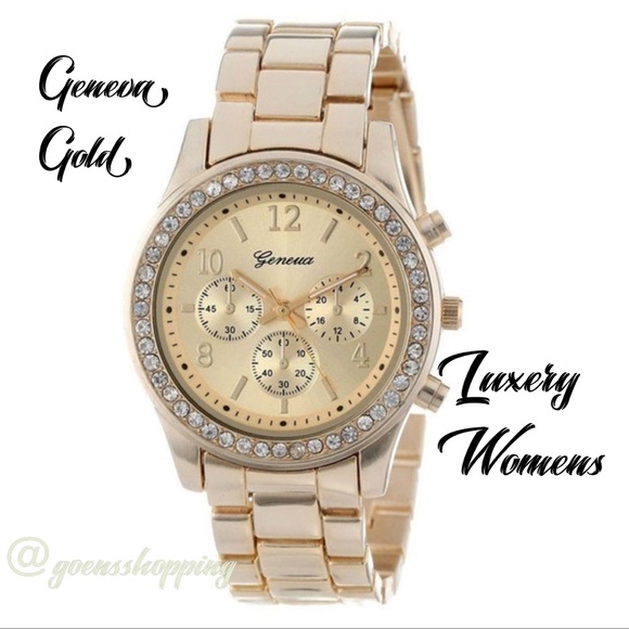 Women's Luxury Chronograph Quartz Crystal Watch - Picture 3 of 4