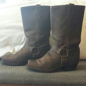 Frye Harness 12R Boot in Tan Style #77300