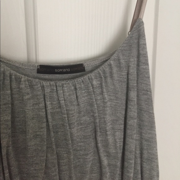 Grey and orange dress - Picture 2 of 2