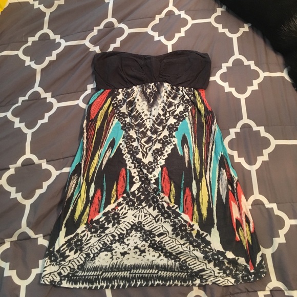 Black Strapless Dress Billabong - Picture 1 of 3