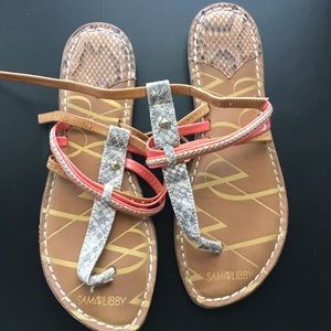 Abstract sandals