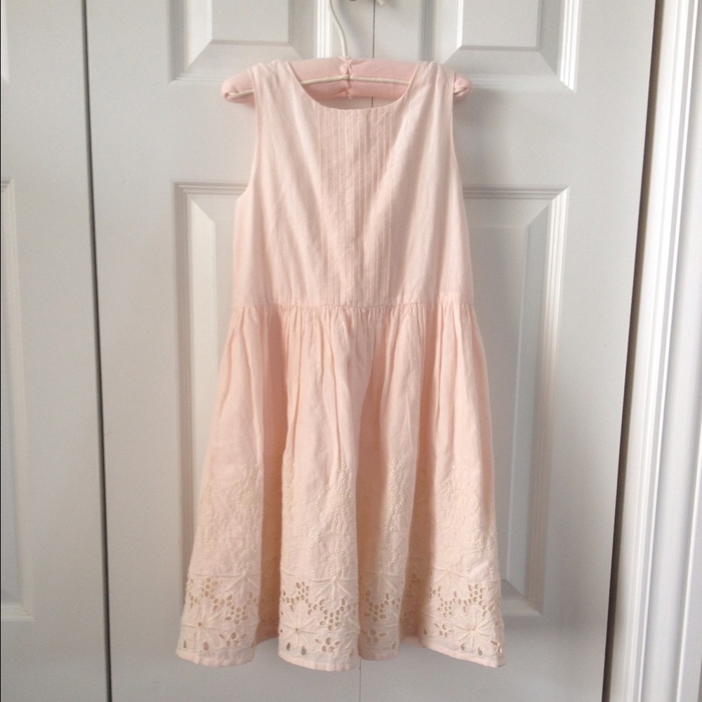 Pretty blush pink kids dress