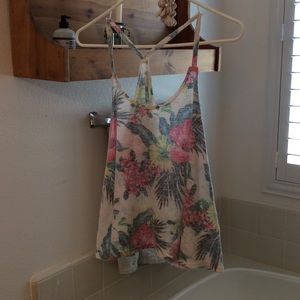 VINTAGE PRINT CROP TOP