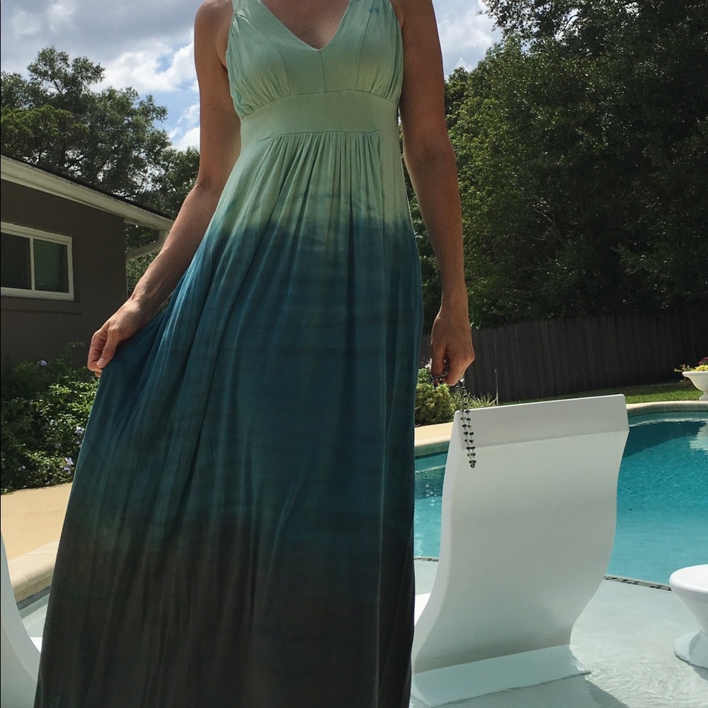 Pink Lotus maxi dress