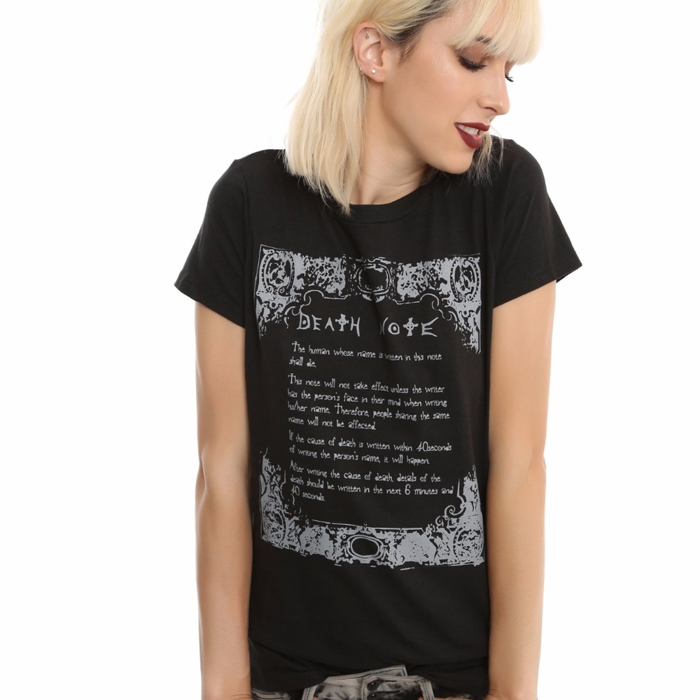 Death Note tee shirt