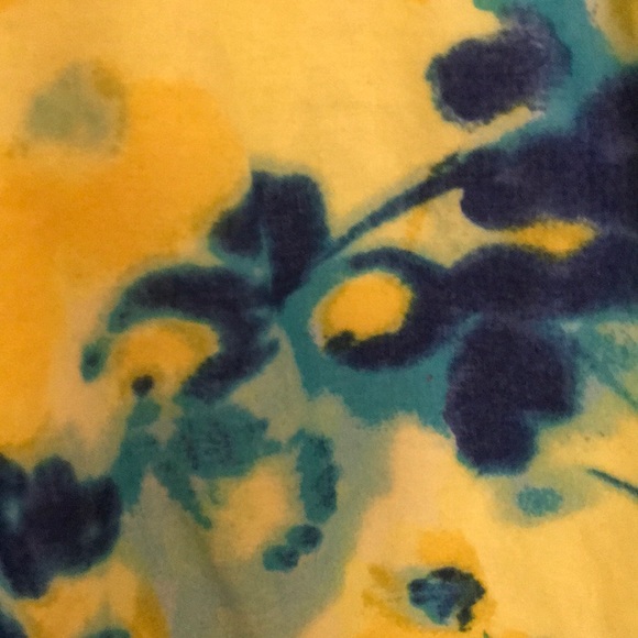 🌴GAP- M-YELLOW-TOP TANK-POCKET-TYEDYE SKIRT-SLIP - Picture 5 of 8