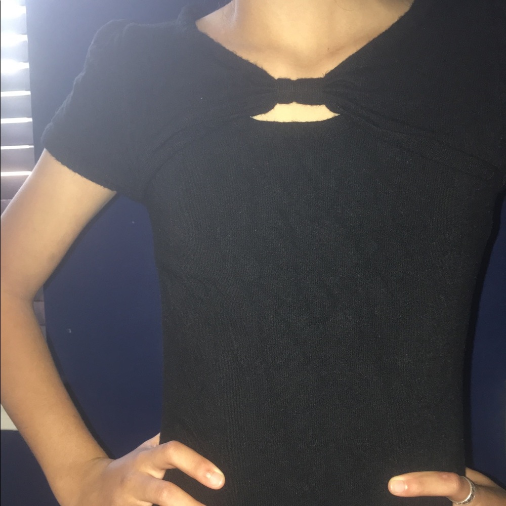 Stretch Bebe knit spring shirt