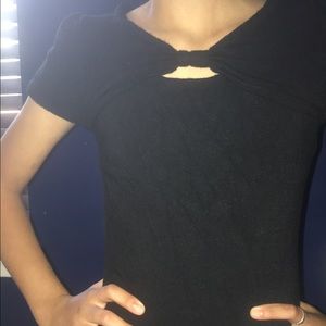 Stretch Bebe knit spring shirt