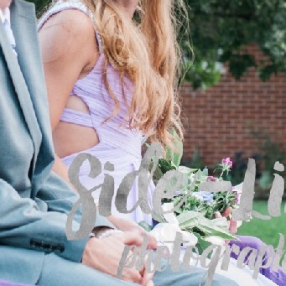 Purple La Femme Prom Dress - Picture 2 of 6