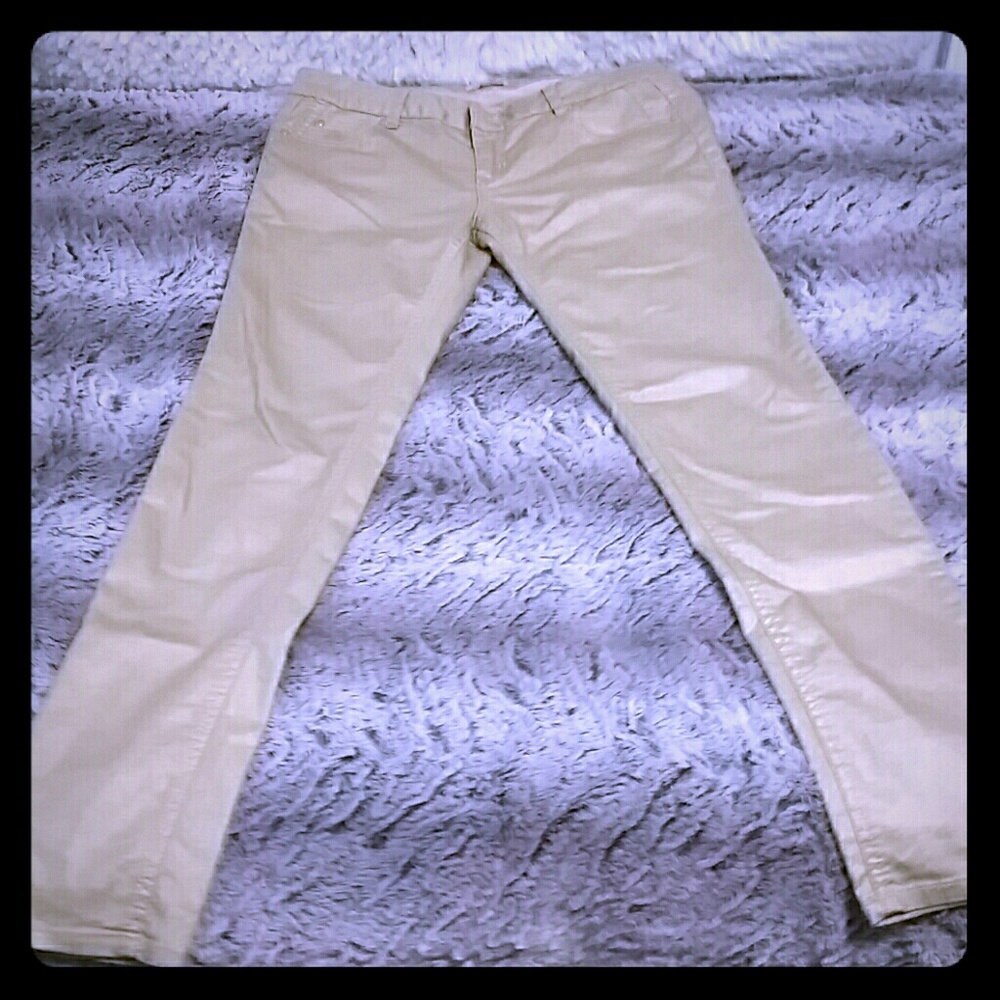 Gold sparkly skinny jeans