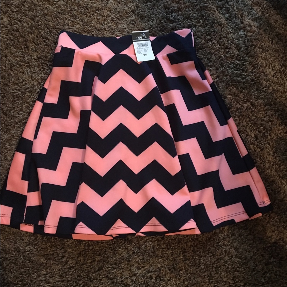 Chevron skirt