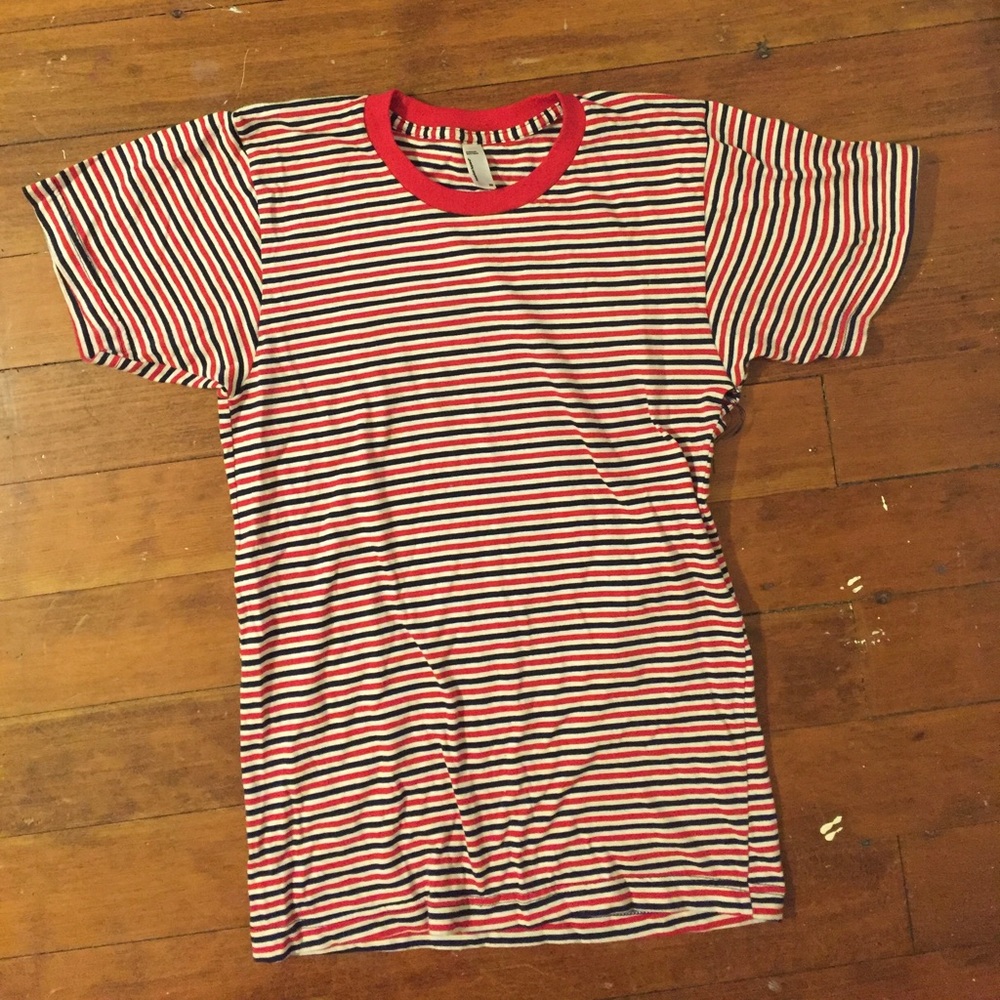 American Apparel Stripped T-Shirt