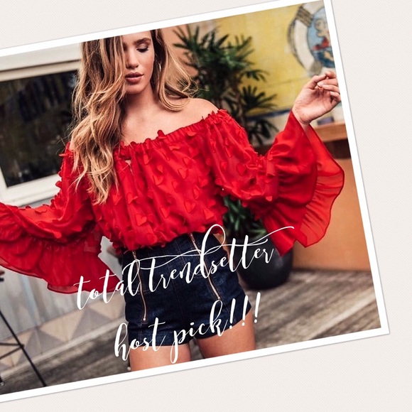 Tops - Only 1 Left-Off Shoulder Blouse-5 ⭐️Rated!!