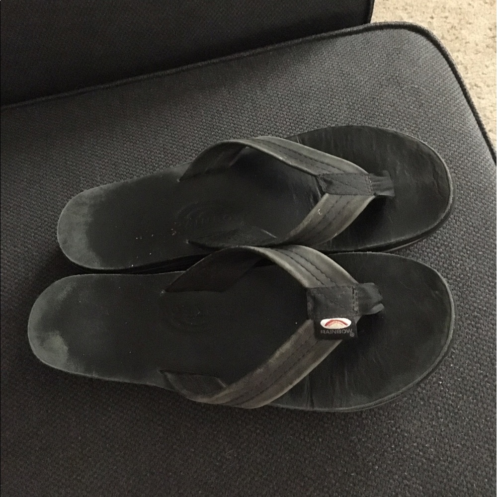 Black Rainbow Sandals