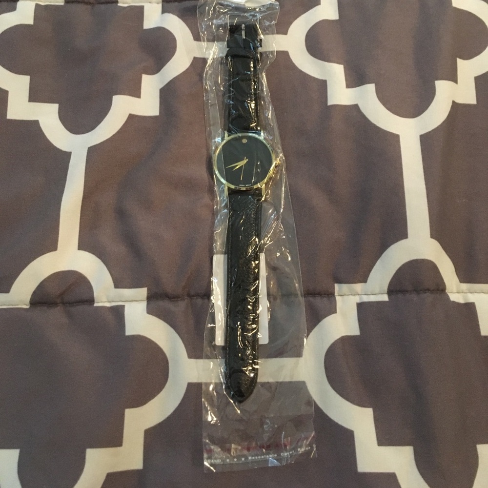 Black & Gold Watch NEW