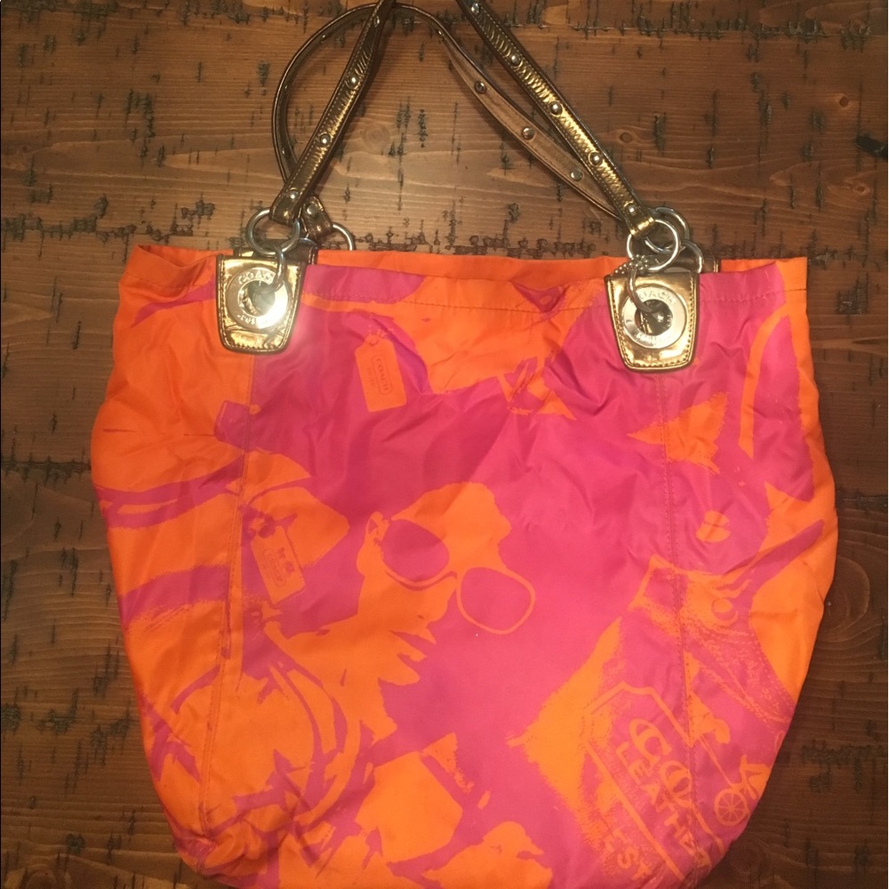 COACH Limited Edition Nylon Shoulder Bag