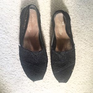 Black Lace Toms