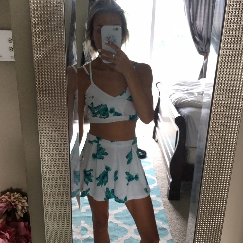 Two piece romper