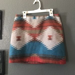 American eagle south west mini skirt