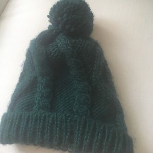 Forest green beanie