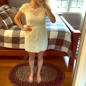 Ivory lace dress