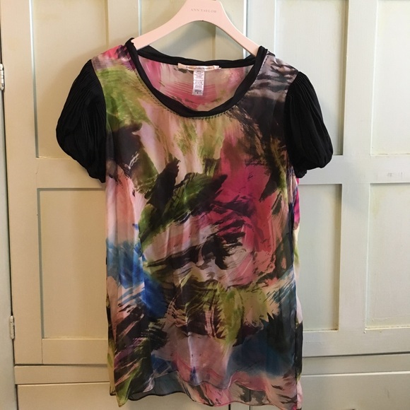 Diane Von Furstenberg Tops - DVF Clemence Silk Blouse