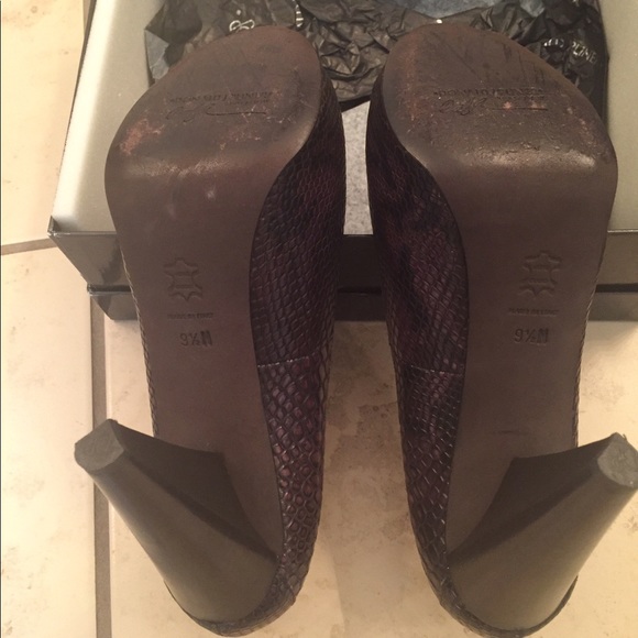 Designer Donald J Pliner Python 🐍 Heels - Picture 5 of 6