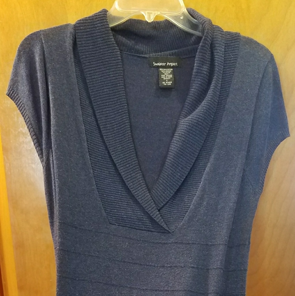 Long sweater dress with belt!