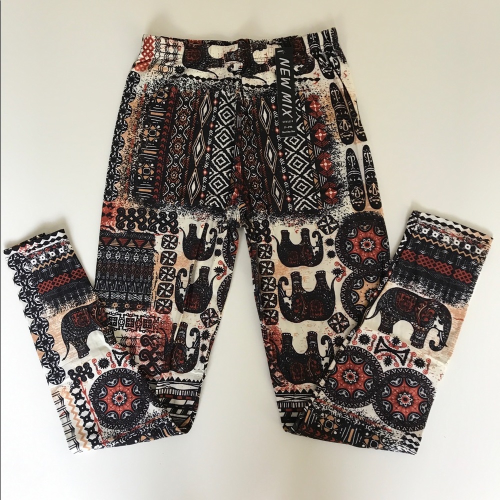 Elephant Tribal Leggings