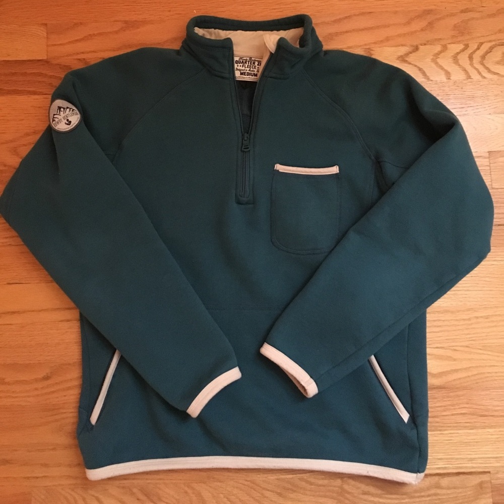 Rowdy Gentleman Quarter Zip Mens Size Medium