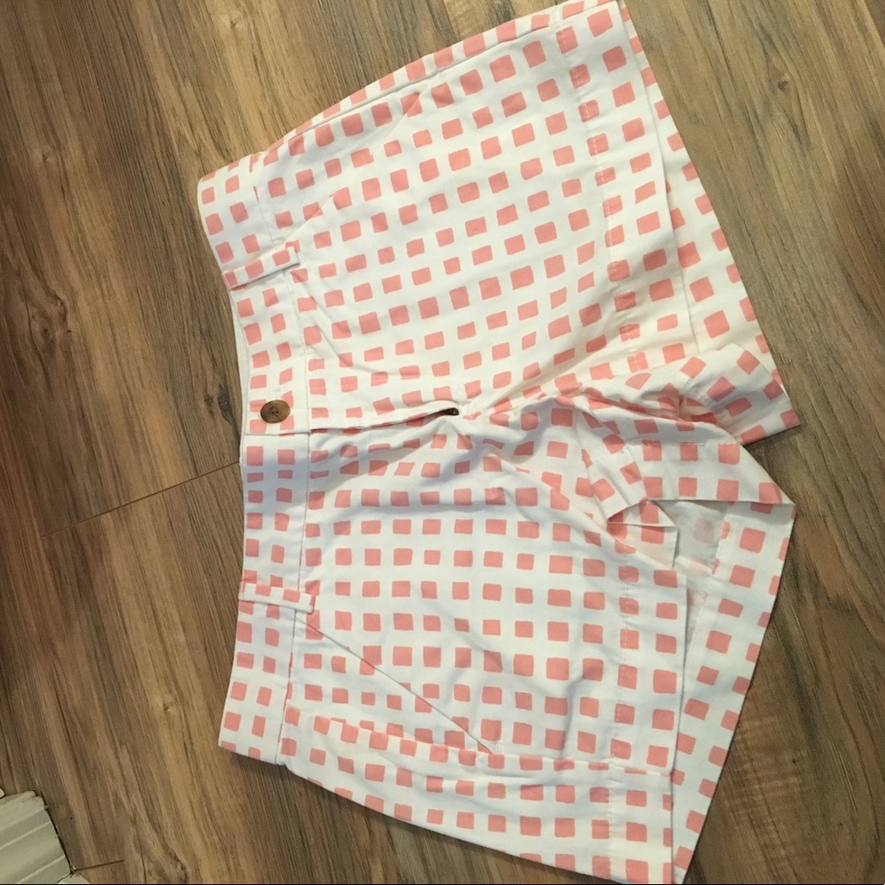 Pink check shorts 🌸offers welcomed