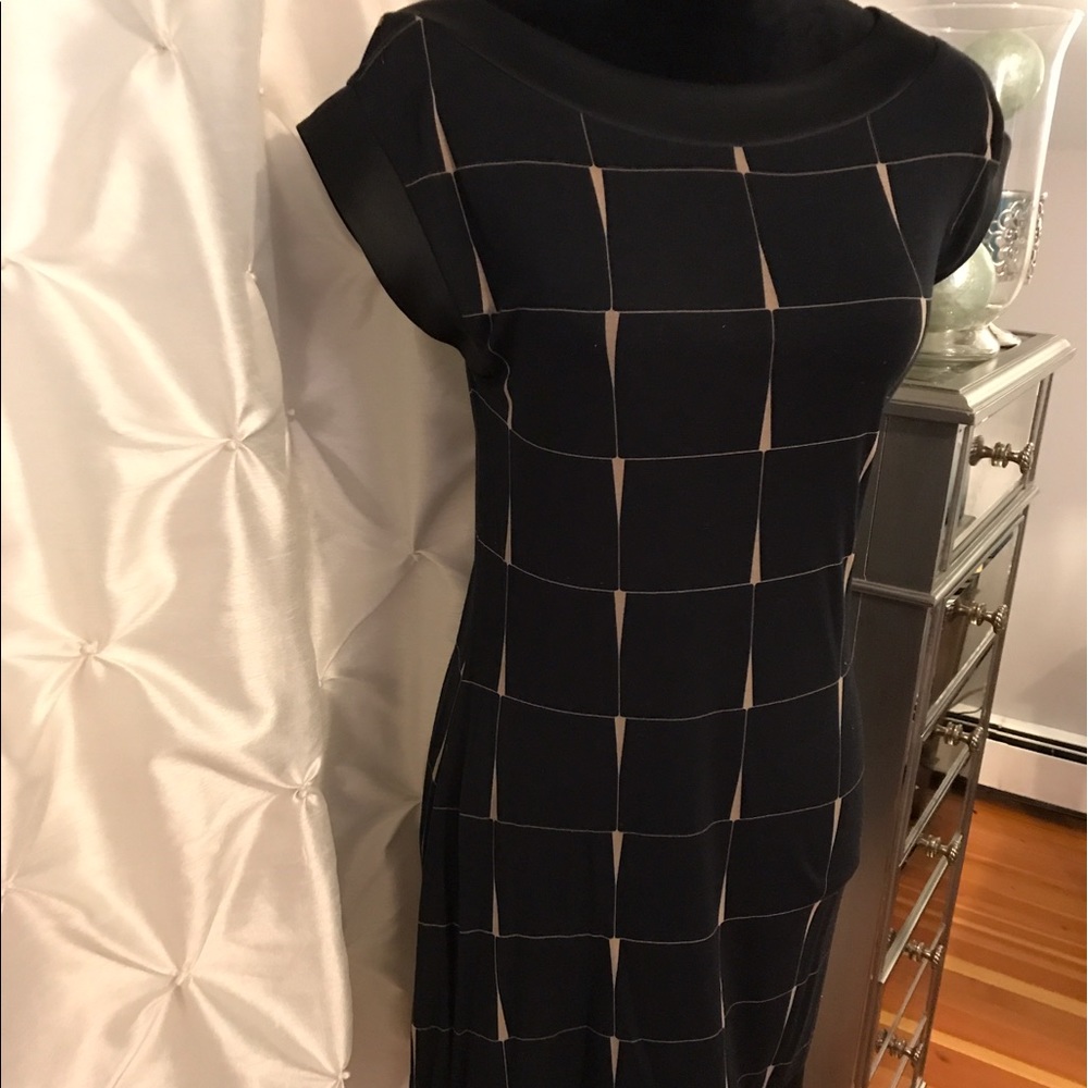 Black and grey dress