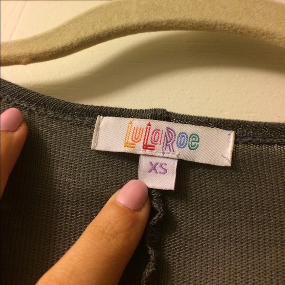 Solid Grey LuLaRoe Sarah - Picture 3 of 4