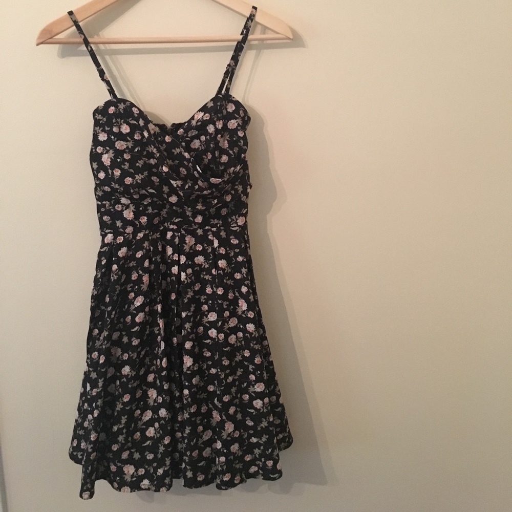 Black floral Love Culture dress