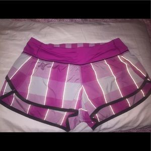Lululemon speed shorts