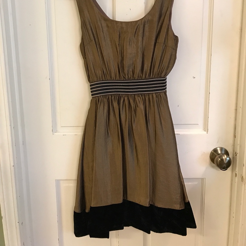 BOUTIQUE Gold & Black dress, size XS