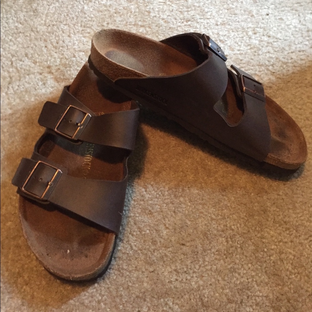 Brown Leather Size 42 Birkenstocks