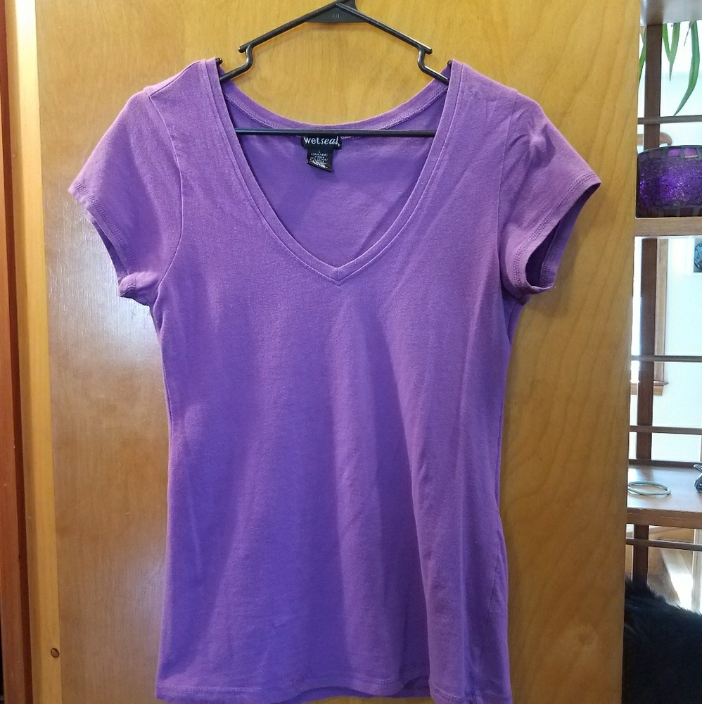 Purple tee-shirt