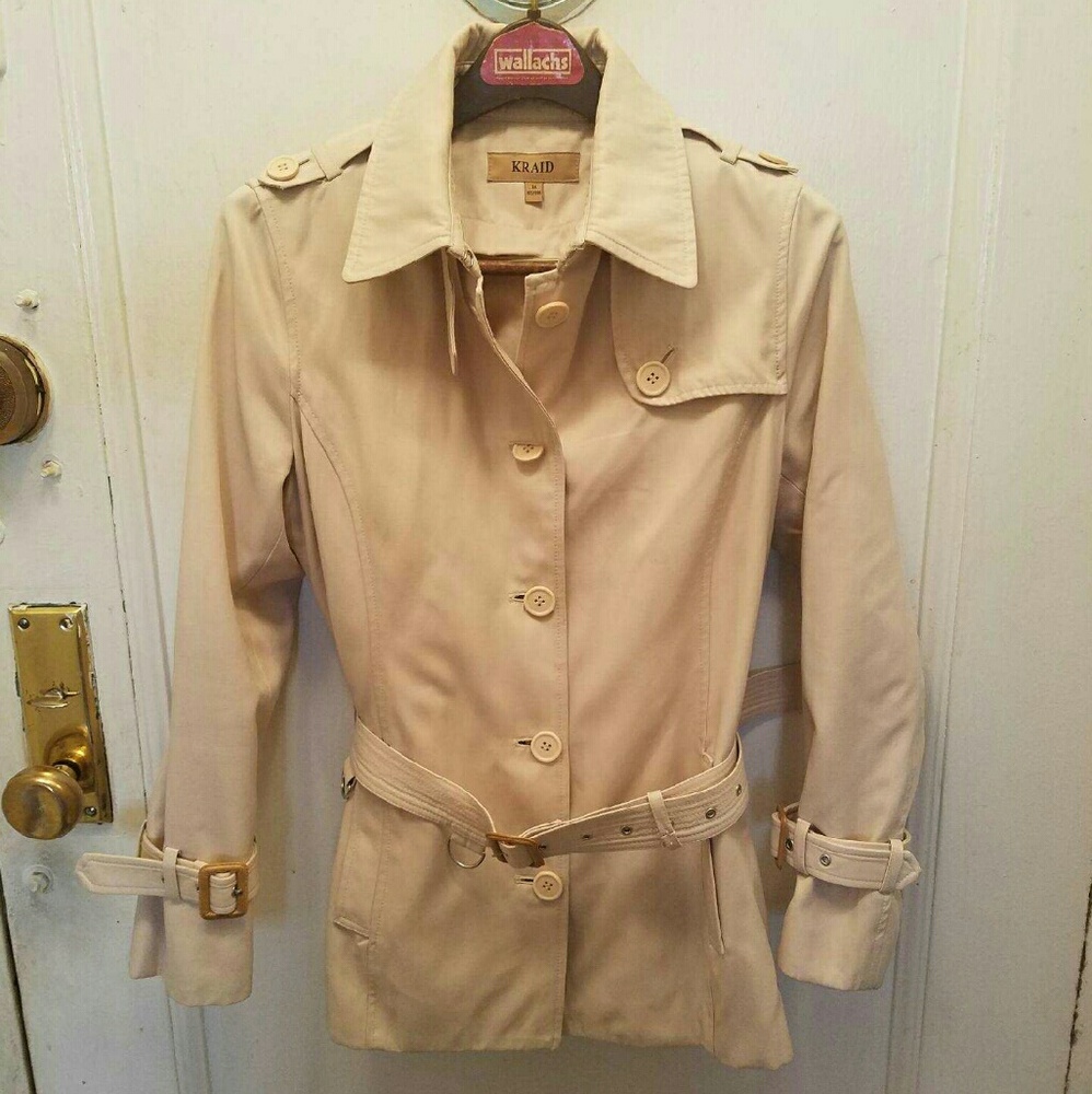 KRAID  short trench coat size XS