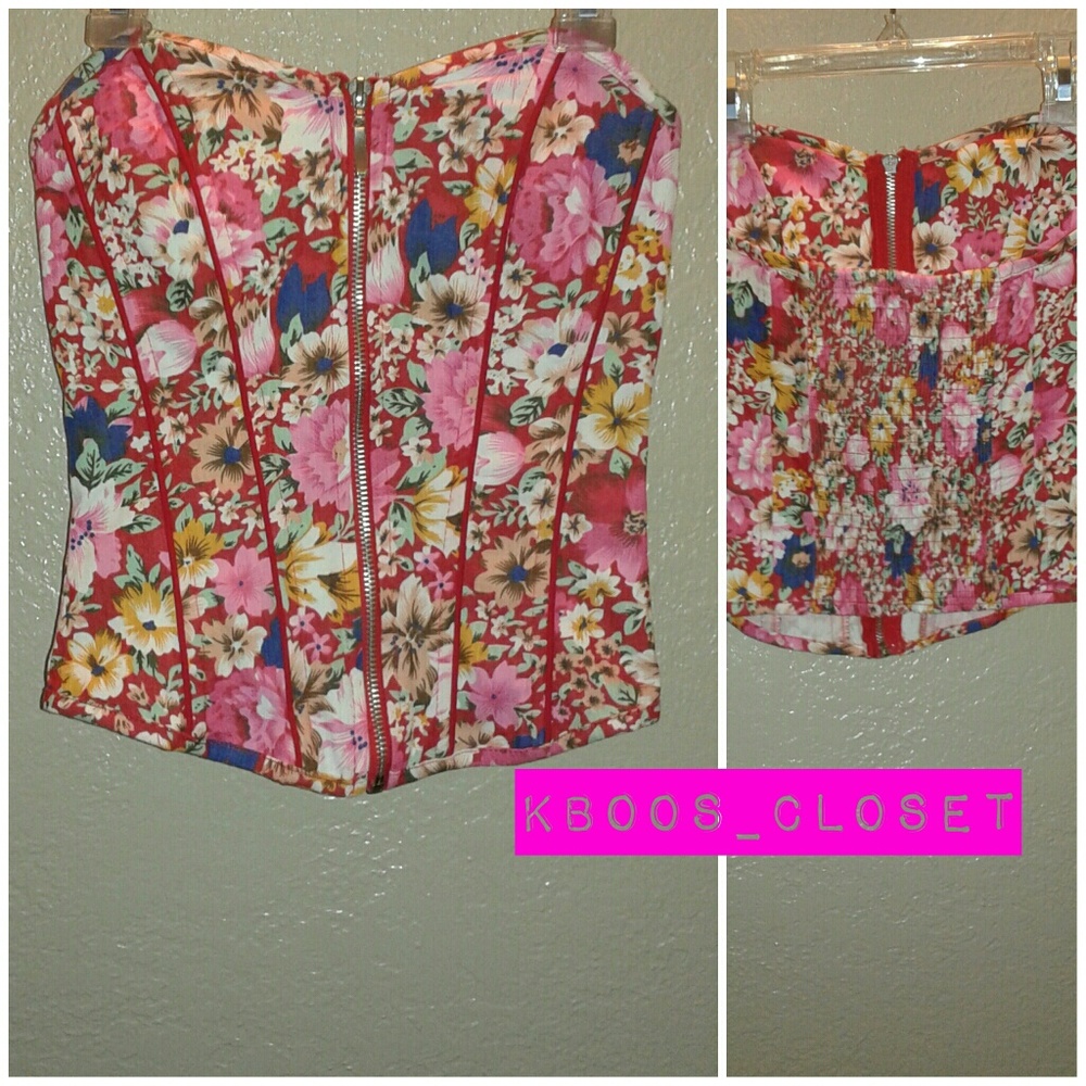 Floral corset top!