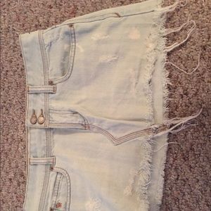 Abercrombie & Fitch Denim Mini Skirt