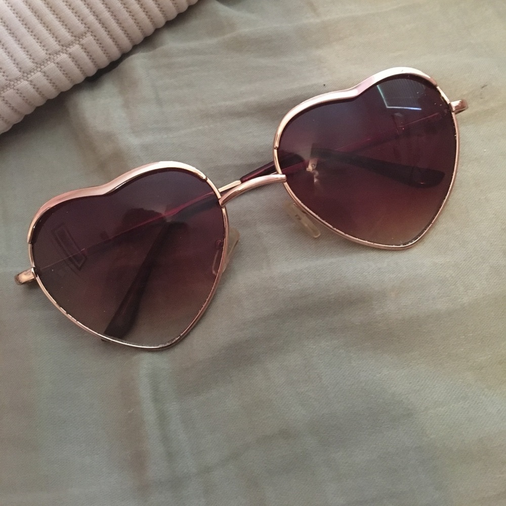 Heart eyed sunglasses