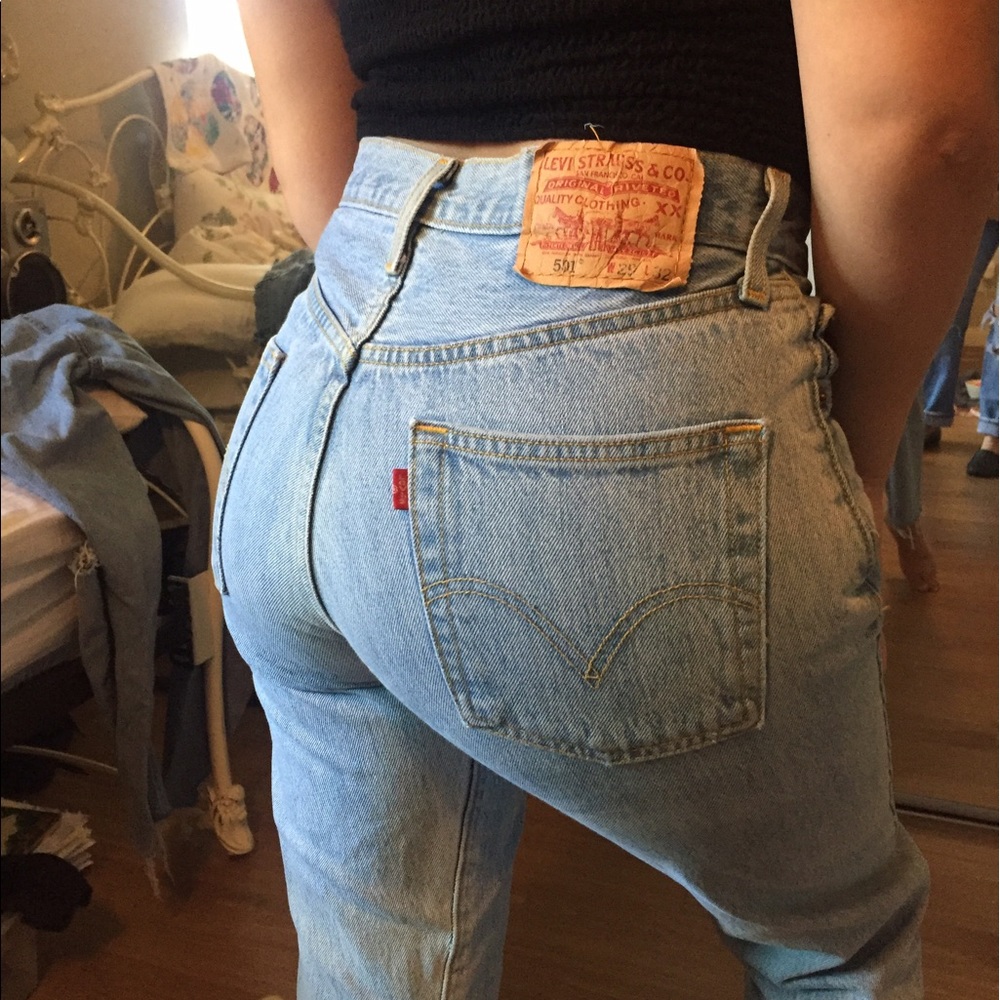 Light wash vintage Levi's